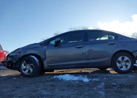 2013 Honda Civic Lx from USA, damaged, VIN 19XFB2F50DE293057